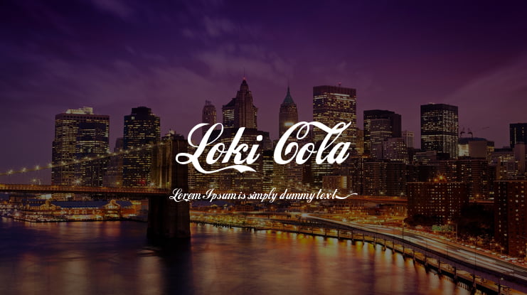 Loki Cola Font Family