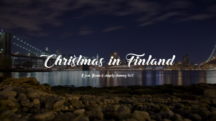 Christmas in Finland Font