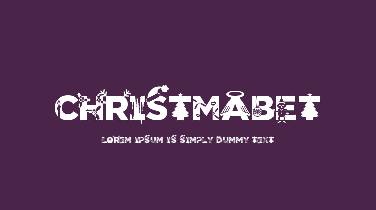Christmabet Font