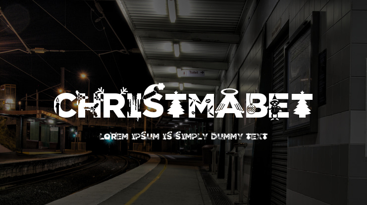 Christmabet Font