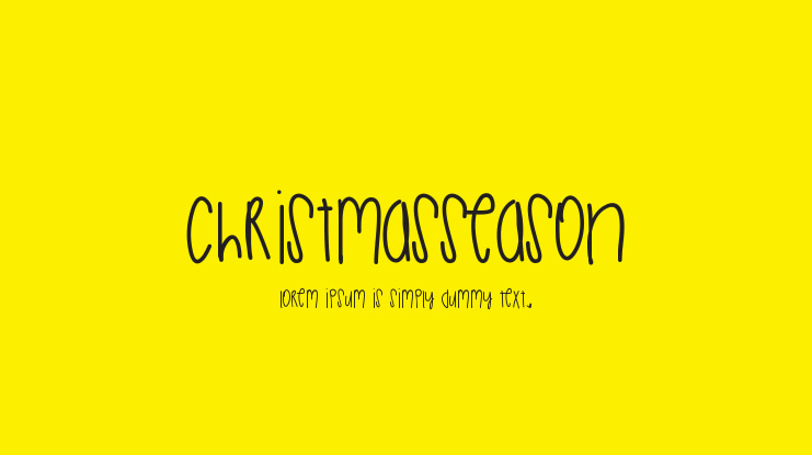 ChristmasSeason Font