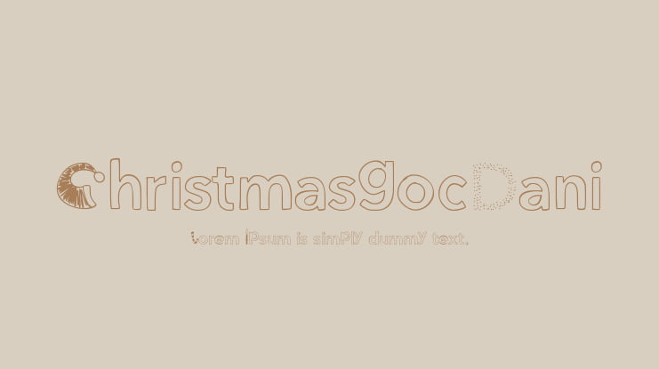 ChristmasgocDani Font