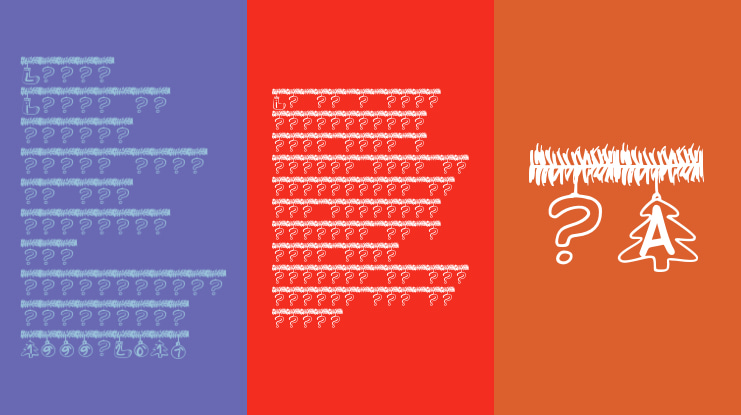 PWChristmasTinsel Font