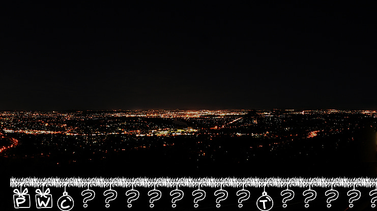 PWChristmasTinsel Font