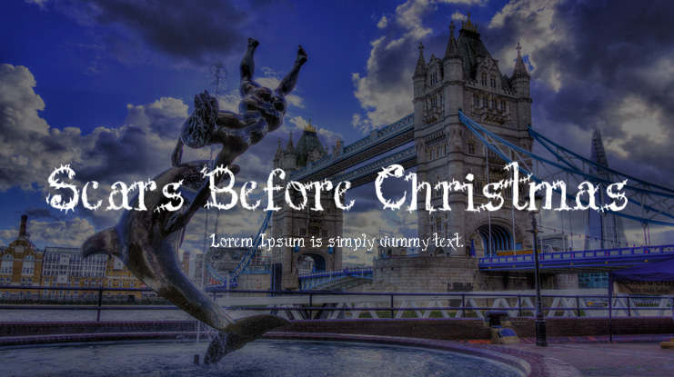 Scars Before Christmas Font