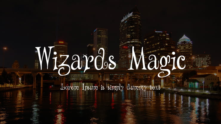 Wizards Magic Font