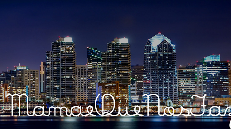 MamaeQueNosFaz Font