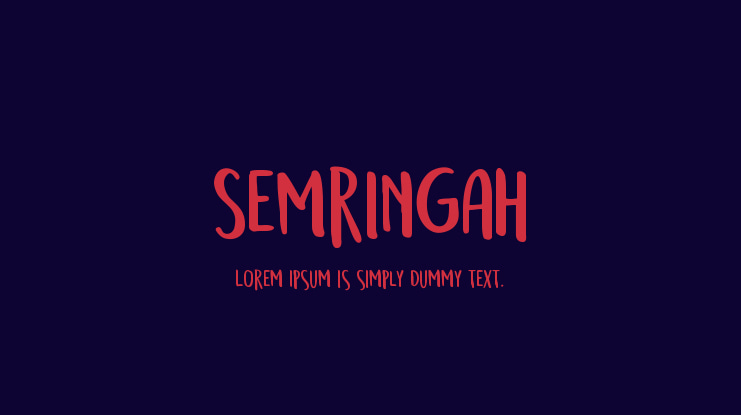 Semringah Font