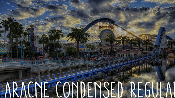 Aracne Condensed Light Font Family