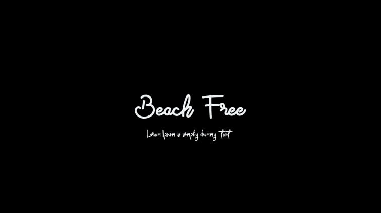 Beach Free Font