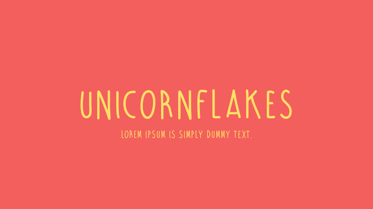 UnicornFlakes Font