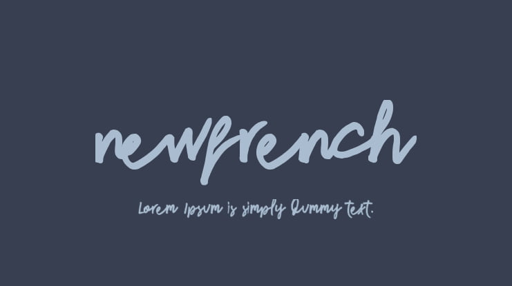 newfrench Font Family