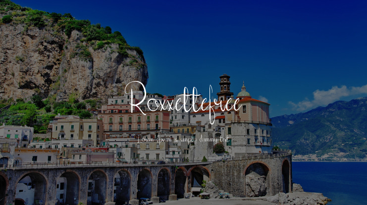 Roxxettefree Font