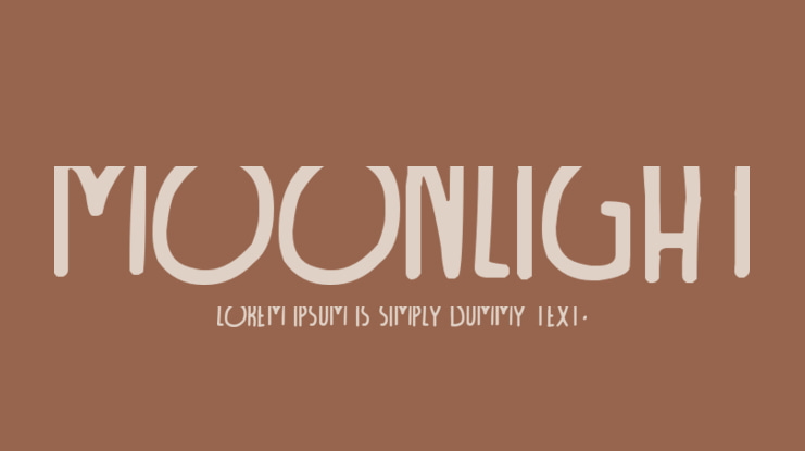 Moonlight Font