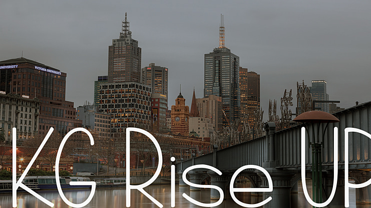 KG Rise UP Font