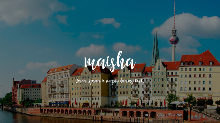 maisha Font Family