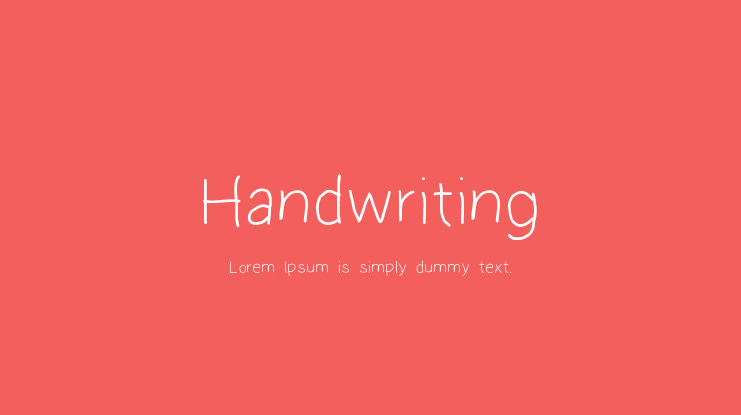 Handwriting Font