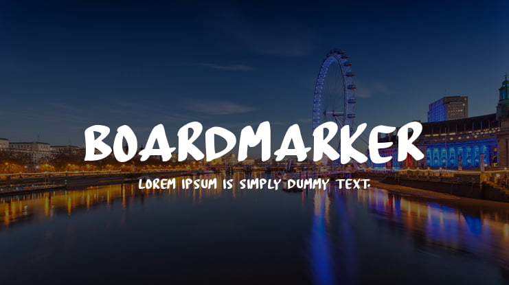 BoardMarker Font