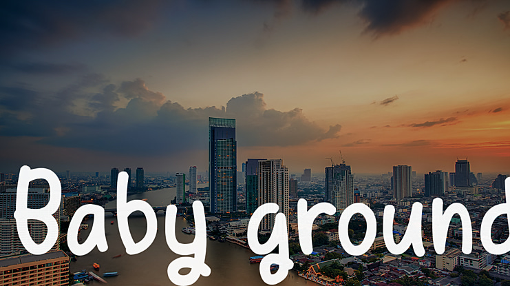 Baby ground Font