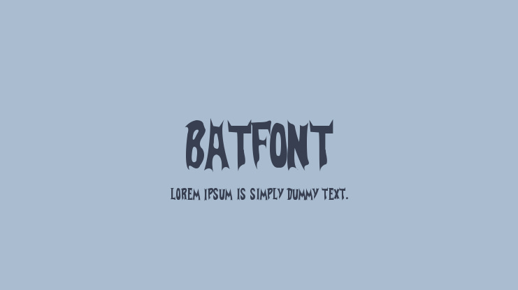 BatFont Font