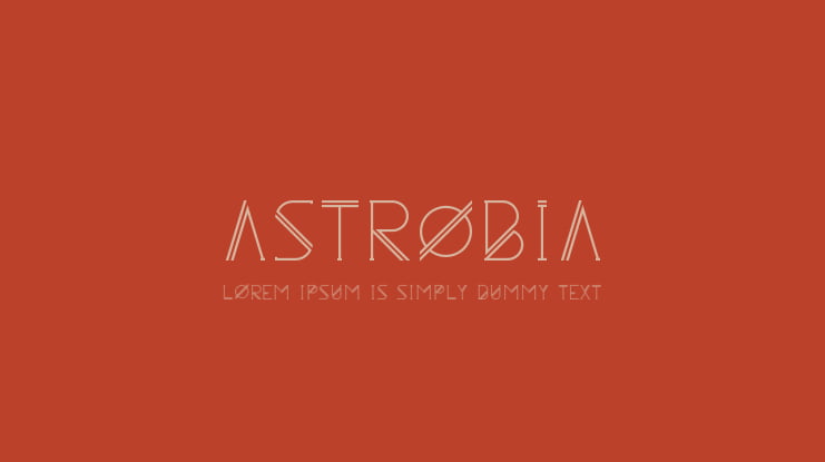 Astrobia Font Family