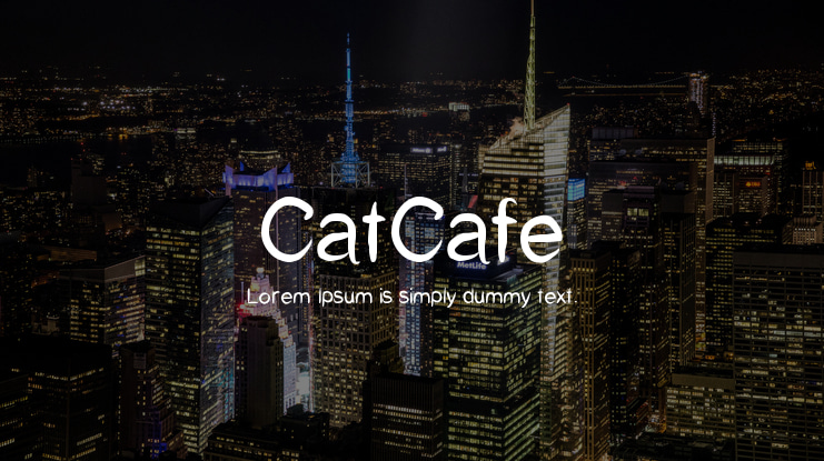 CatCafe Font