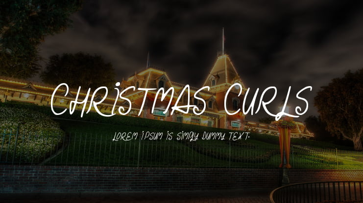 Christmas Curls Font Family