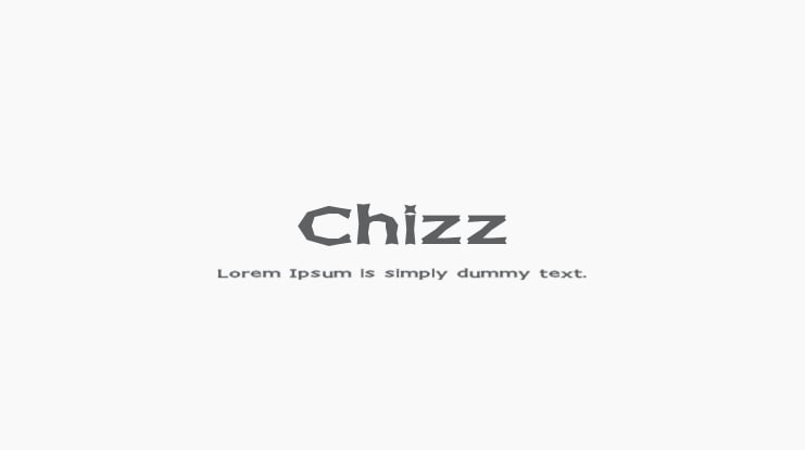 Chizz Font Family