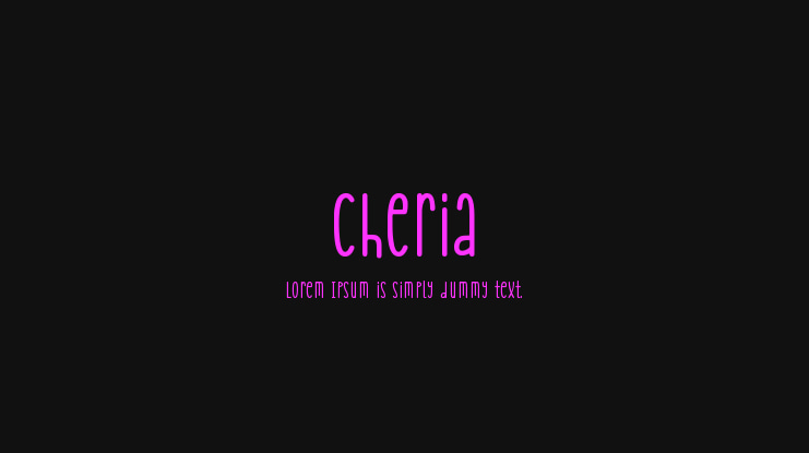 Cheria Font