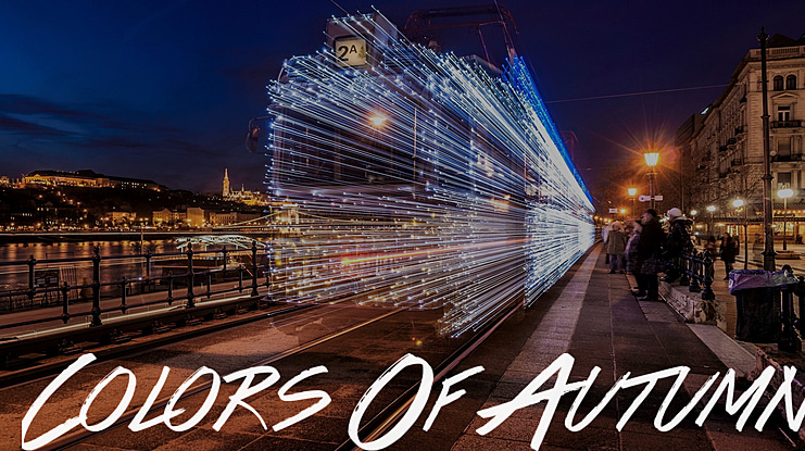 Colors Of Autumn Font