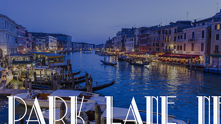 Park Lane NF Font