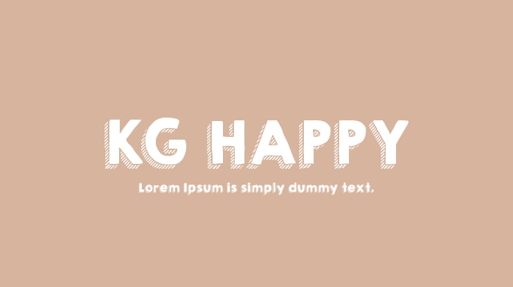 KG HAPPY Font Family