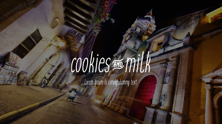 cookies&milk Font Family