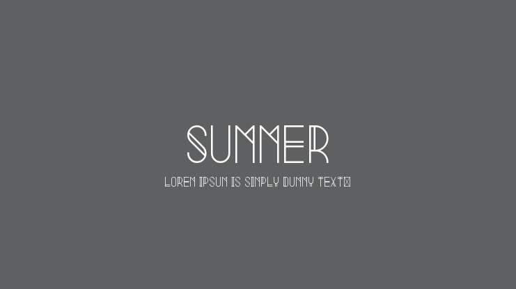 Summer Font