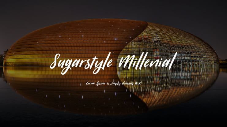Sugarstyle Millenial Font