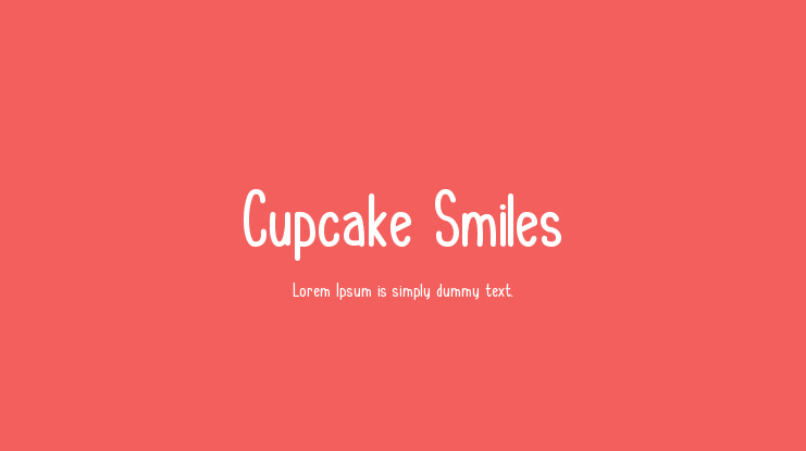 Cupcake Smiles Font Family