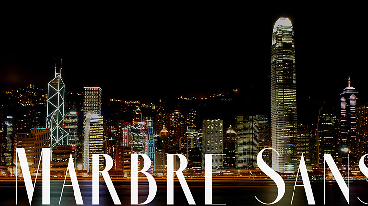 Marbre Sans Font Family