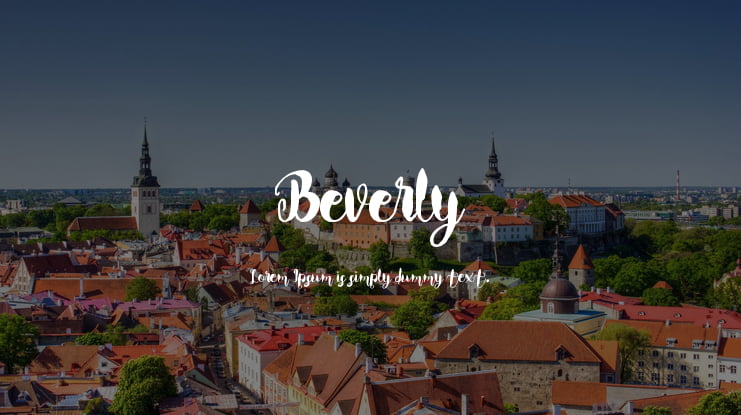 Beverly Font