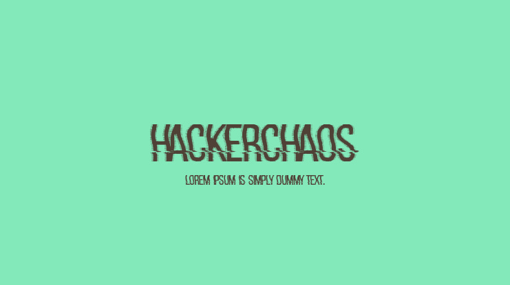 hackerchaos Font