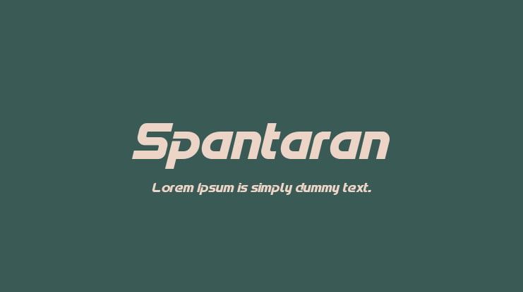 Spantaran Font