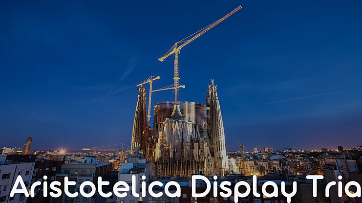 Aristotelica Display Trial Font Family