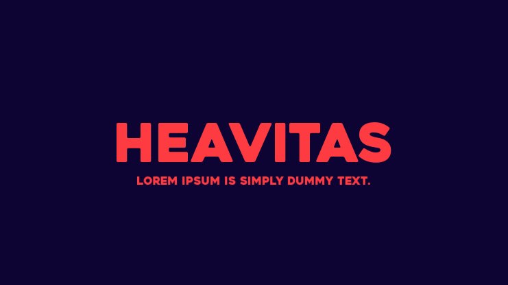 Heavitas Font