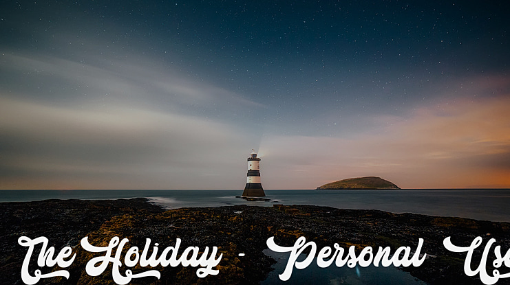 The Holiday - Personal Use Font