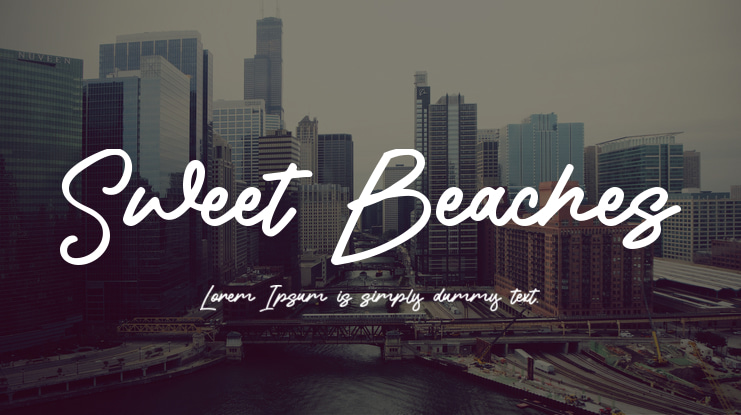 Sweet Beaches Font