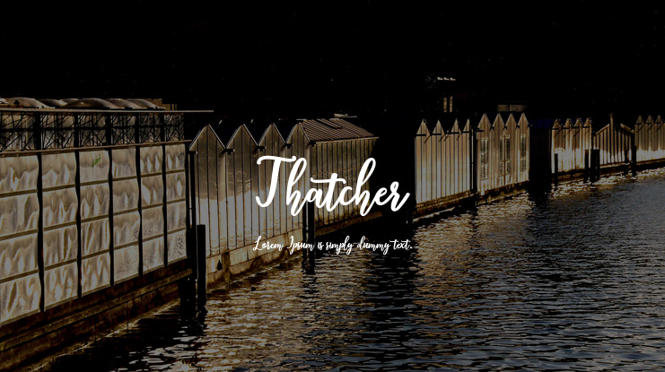 Thatcher Font Family