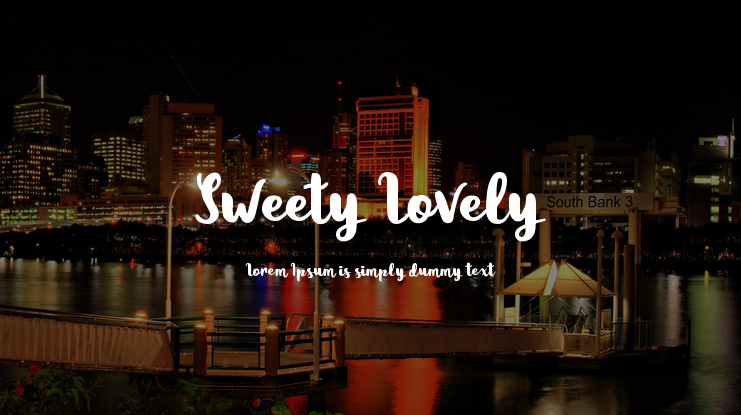 Sweety Lovely Font
