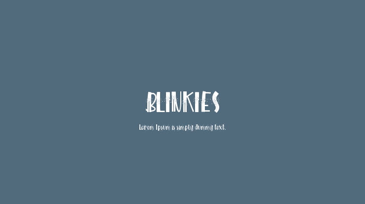BLINKIES Font