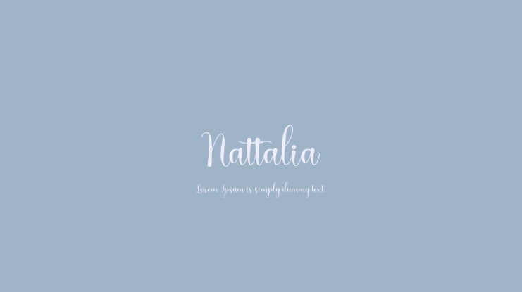 Nattalia Font Family