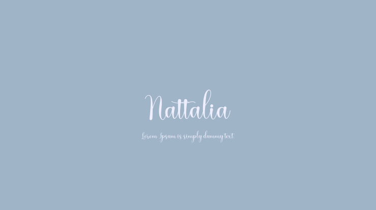 Nattalia Font Family