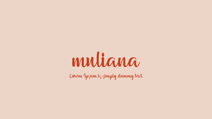 muliana Font